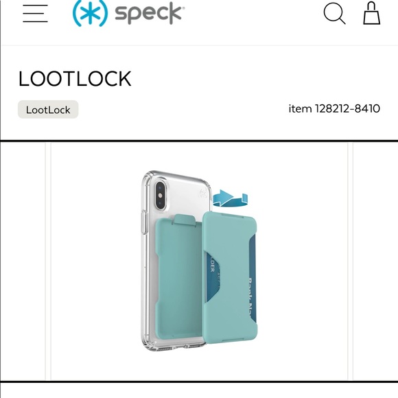 Speck Loot Lock // Card Holder that attaches to the back of any phone // NEW - Picture 5 of 5